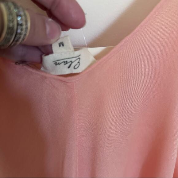 Elan Melon Asymmetrical Midi Slip Cover up Dress - Women's Medium New - Picture 4 of 9